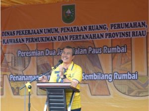 Gubri Ingatkan Pemko Pekanbaru Prioritaskan Pembangunan Jalan Rusak.