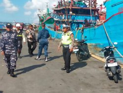 Pastikan situasi Kamtibmas di Pelabuhan Benoa terjaga menjelang ASEAN Summit, Personil Polsek Benoa dan Inkait Kolaborasi