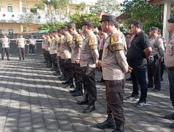 Gelar Konsolidasi, Kapolsek Denpasar Barat Apelkan Polisi Banjar
